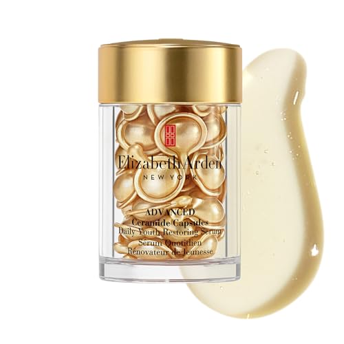 Elizabeth Arden Advanced Ceramide Face Serum Capsules, Anti-Aging Skincare, Fragrance-Free Hydrating Formula for Radiant, ...