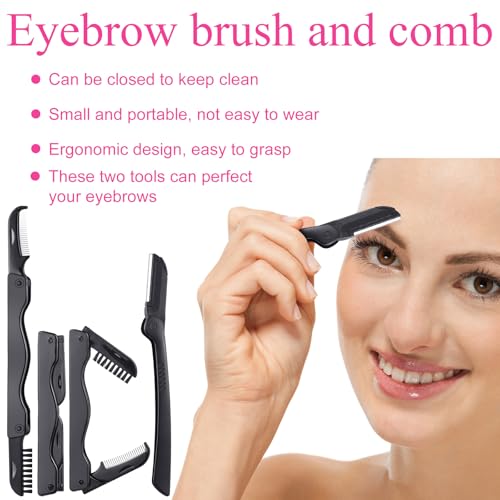 17 Pcs Eyelash Curlers Kit Lash Curler Eyelash Comb Seperator Extension Tweezers Eyebrow Brush Scissors False Eyelashes Ap...