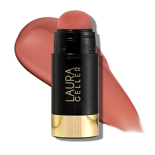 LAURA GELLER NEW YORK Serum Blush Tint, Lightweight Liquid Blush for Cheeks, Weightless Watercolor Sheer Finish, Refreshin...