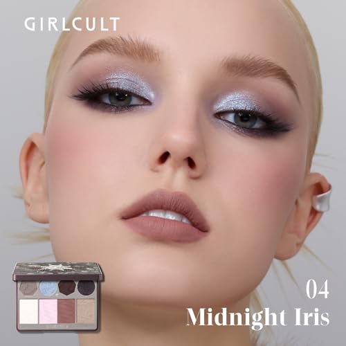 GIRLCULT All-in-One Makeup Palette, Full Face Makeup Palette with Eyeshadow Blush Bronzer and Highlighter, Matte and Shimm...