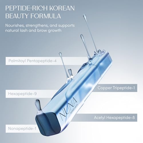 NUNA Eyelash Growth Support Serum 6ml – Eye Lash and Eyebrow Enhancing Serum for Women & Men with Biotin - Korean Multi Pe...