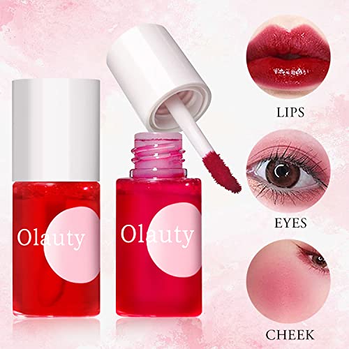 4 Colors Lip Tint Stain Set, Watery Lip Tint Mini Liquid Matte Lipstick, Lip Stain Long Lasting Waterproof, Korean Lip Glo...