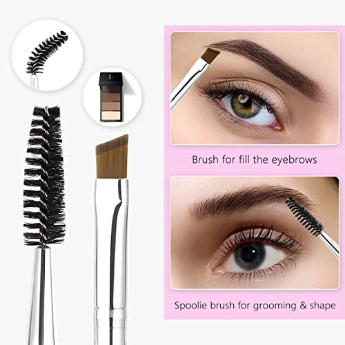 Eyelash Curlers Eyebrow Brush Kit for Women w Lash Curler, Eyelash Comb Seperator, Mascara Brushes, Eyelash Extension Twee...