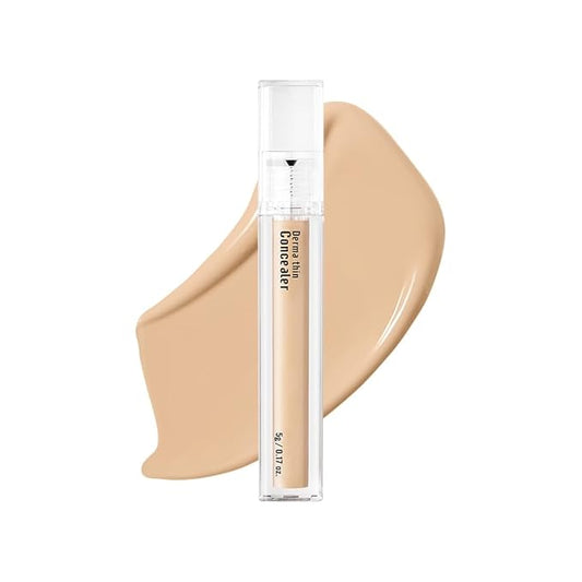 [23YEARSOLD Derma] Thin Concealer #1 (Glow Beige) – Sensitive-Skin Friendly, Lightweight & Long-Lasting with Redness-Sooth...