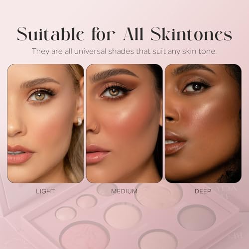10 Color The Best of the Baked Makeup Palette, Full Size 4-in-1 Baked Powder Palette with Blush, Highlighters, Bronzer and...