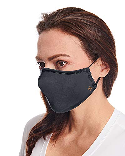 Tommie Copper Community Wear Face Masks I Double Lined, Copper Infused, Ear Straps & Nose Wire, Face Covering (Pack of 2)