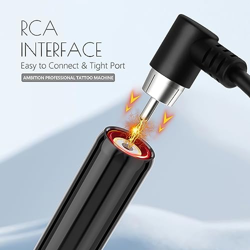 Ambition Rotary Tattoo Machine with 2.5mm Stroke Coreless Motor Slim Short Permanent Makeup Tattoo Gun Professional Cartri...