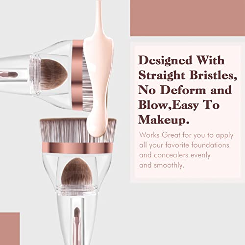 Foundation Brush, Daubigny Perfect Makeup Brush for Face Blush Liquid Powder Foundation Brush for Blending Liquid, Cream o...