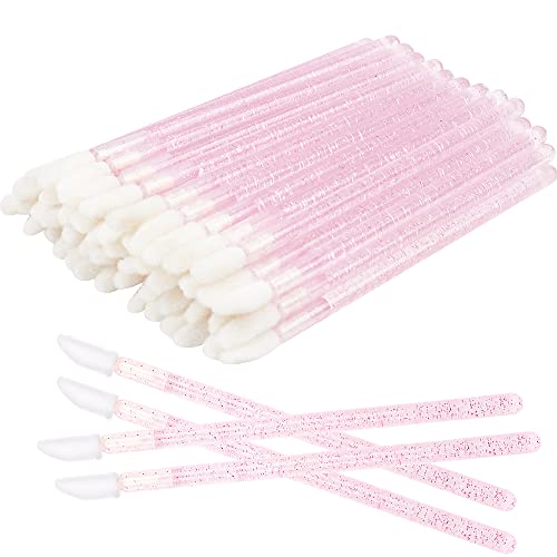 300 PCS Eyelash Extension Supplies Kit Disposable Micro Swab Brush Eyebrow Spoolies Lip Stick Brush Mascara Wand Applicato...