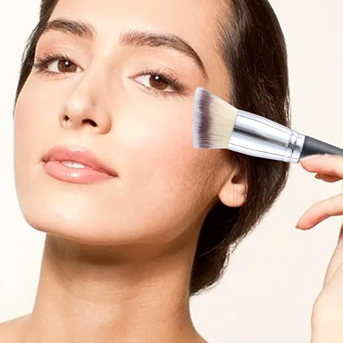 MOGILAN Professional Dual-Ended Makeup Brush - Buff, Blend & Perfect Foundation, Concealer, and Cream Products for Seamles...