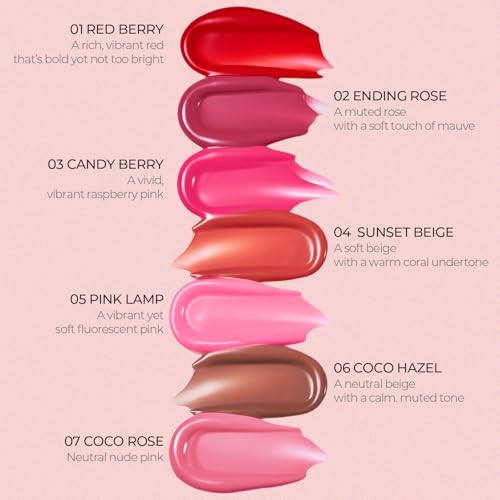 LOVB LOVB Pudding Glow Korean Lip Tint | Natural Lip Stain | Gloss to Stain | Long-Lasting & Non-Sticky | Lightweight Lip ...