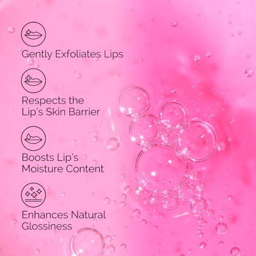 The Ordinary PHA 5% Exfoliating Lip Serum, Hydrating Overnight Lip Exfoliator Treatment, 0.5 Fl Oz