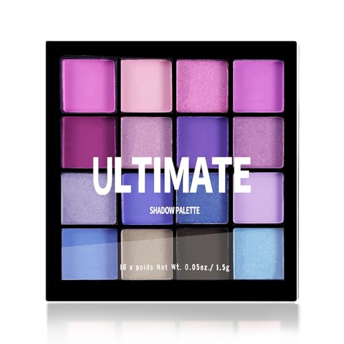 Boobeen Colorful Eyeshadow Palette Makeup-16 Colors, Matte and Glitter Eyeshadow, Bright Eyeshadow palettes, Blendable, Ea...