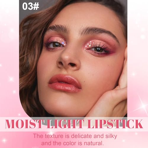 Red Honey Tinted Lip Stain Lip Balm Lip Gloss Lipstick, Sheer Hydrating Lip Stains Tint, Moisturizing Lip Color for All Sk...