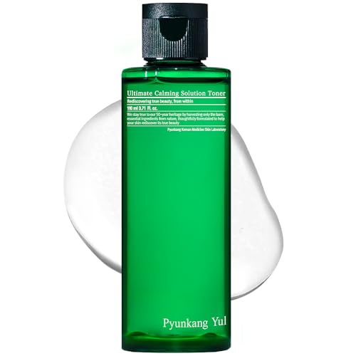[PKY] Pyunkang Yul Ultimate Calming Solution Toner with Honeysuckle Flower, Ceramides, Hyaluronic Acid, Centella Asiatica,...