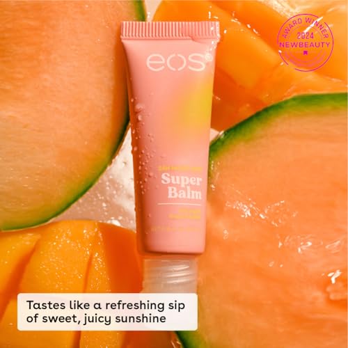 eos 24H Moisture Super Balm- Watermelon Frosé & Mango Melonade, Lip Mask, Day or Night Lip Treatment, Made for Sensitive S...