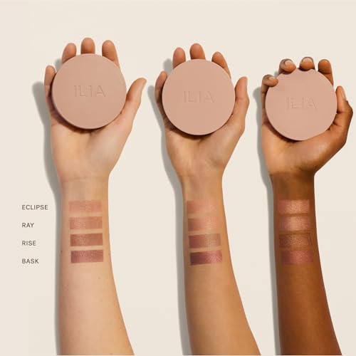 ILIA - Sunshift Cream Bronzer | Non-Comedogenic, Long-Lasting, Vegan, Cruelty-Free | Weightless Bronzer (Eclipse - Peachy ...