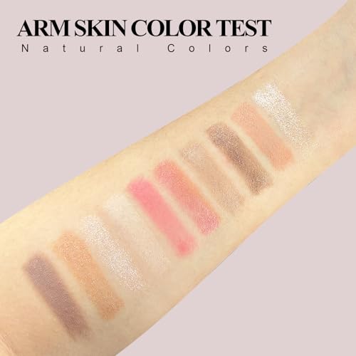 FREEORR All in One Baked Makeup Palette wiht Bronzer, Highlighter, Blush and Eyeshadow, Highly Pigmented, Long Lasting Tra...