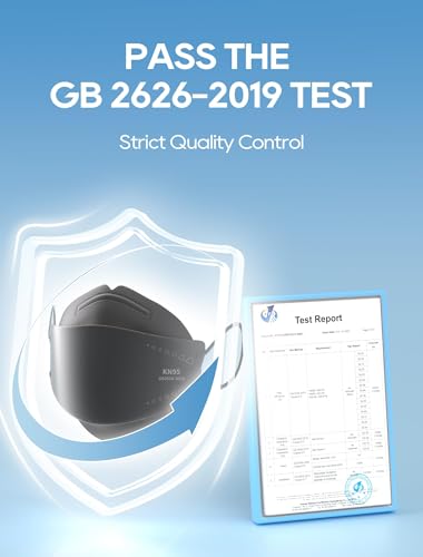 Funight KN95 Face Masks 50 Pack for Adults, Breathable and Comfortable KN95 Mask with Elastic Ear Loop, Filter Efficiency≥...