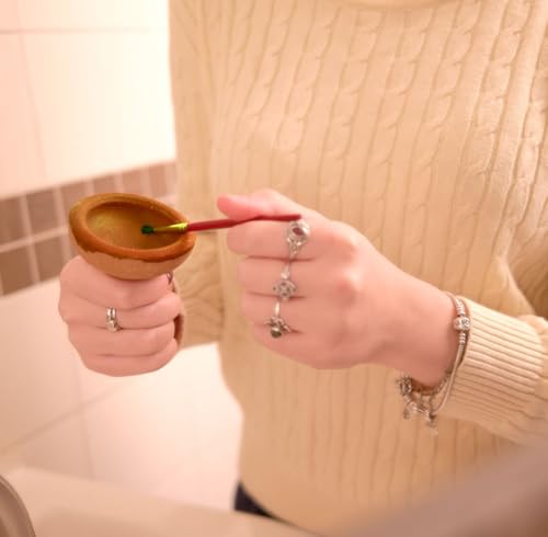 Aker Fassi Moroccan Clay Pot Lip Stain and Cheek Tint - Natural Long Lasting Lipstick for Women - Authentic Morocco Clay P...