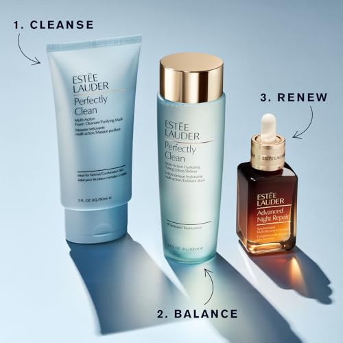 Estée Lauder Perfectly Clean Multi-Action Foaming Face Wash Cleanser/Purifying Face Mask, 5.0 fl oz.