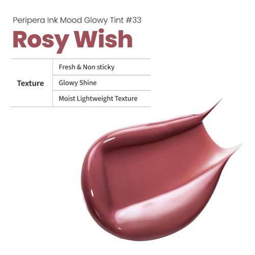 Peripera Ink Mood Glowy Tint | Lip-Plumping, Naturally Moisturizing, Lightweight, Glow-Boosting, Long-Lasting, Comfortabl...