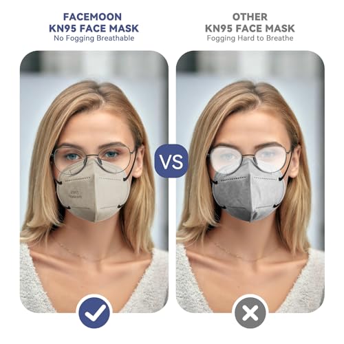 KN95 Face Masks Adults Disposable - 100 Pack KN95 Masks Protective Comfortable KN95 Masks 5-Layer KN95 Breathable Safety F...