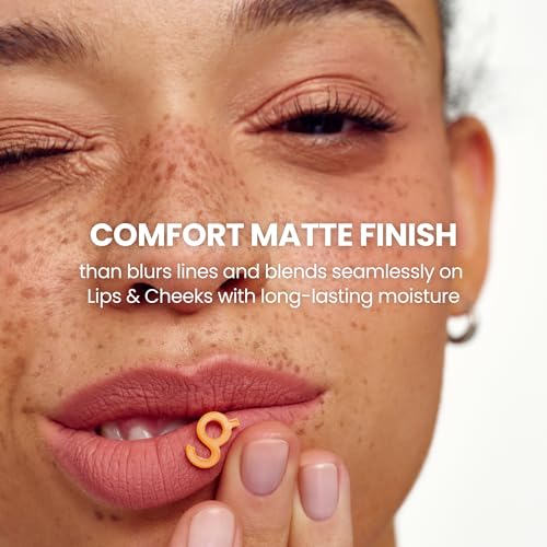 COLORGRAM NUDE BLUR TINT 02 CHARMING PINK | Soft Velvet Matte Lip Stain & Cheek | Lightweight Blurring Tint for a Smooth &...