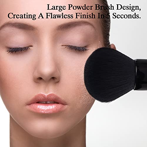 Makeup Brushes Daubigny 4IN1 Powder brush Premium Durable Kabuki Makeup Brush Eyeshadow Brush Concealer Brush Perfect For ...