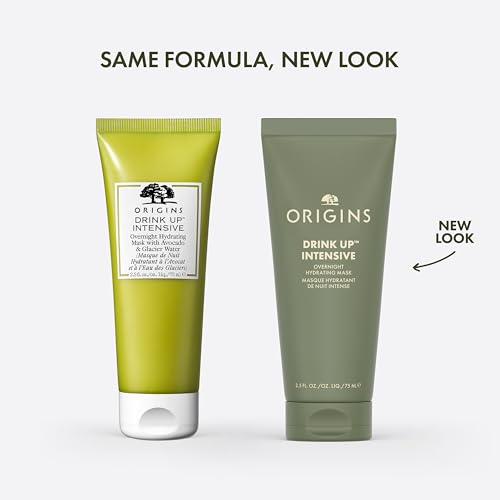 Origins Drink Up Intensive Overnight Hydrating Face Mask | Hydrates for 72 Hours | With Niacinamide, Hyaluronic Acid, & Av...