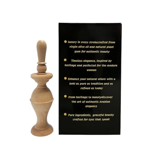 Musk AL tahara Dubai Natural Loose Powder Eyeliner – Long-Lasting Traditional Eyeliner Smooth & Easy Application Intense C...