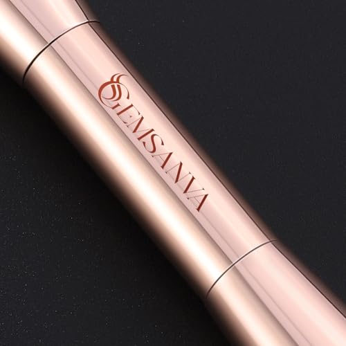 GEMSANVA Foundation Brush & Concealer Brush - Multi-Use Dual Ended Makeup Contour Brush for Cream, Liquid, Powder