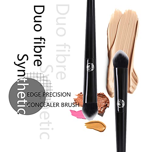 ENERGY Precision Concealer Brush Under Eye Nose Contour Foundation Brush for Liquid Cream Foundation Powder Eyebrow Concea...