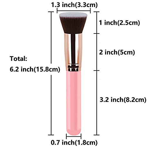 RN BEAUTY Makeup Brush Powder Brush Foundation Blush Bronzer Contour Face Blender Brush Professional Mineral Blending Buff...