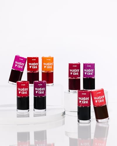ETUDE Dear Darling Water Tint 3 SET (Strawberry Ade, Cherry Ade, Red Grapefruit Ade, 9g*3) | Vivid Color Lip Stain with Mo...