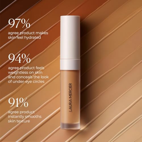 Laura Mercier Real Flawless Weightless Perfecting Serum Concealer, Long-Lasting, Waterproof, & Crease-Proof Wear, Buildabl...