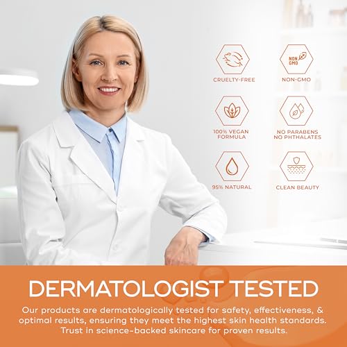 Skin Aesthetics Vitamin C Serum For Face - Dermatologist Tested - with Collagen For Dark Spots, Skin Brightening, Anti-Agi...