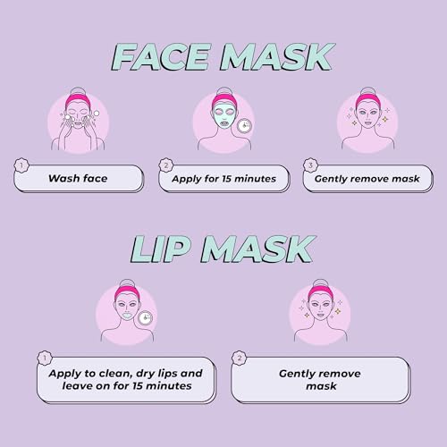 Lip Mask and Collagen Eye Pad Gift Set, Best of Lips & Eyes - 4 Piece Set, Plump & Repair Lip Masks, Brighten & Firm Vegan...