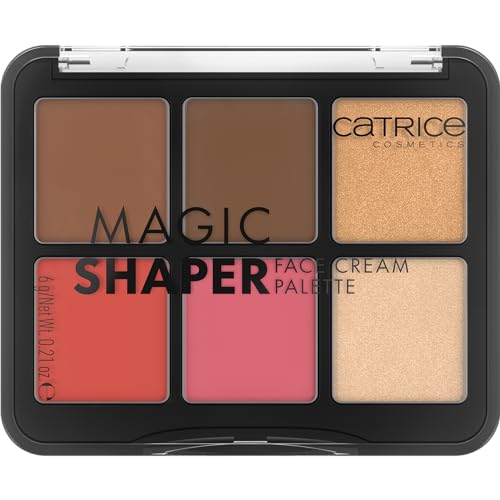 Catrice | Magic Shaper Face Cream Palette | Blush, Bronzer, & Highlighter | Longwearing, Blendable, & Buildable | Vegan & ...