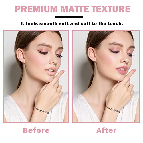 XINGXYUEL Matte Nude Lipstick Silky Velvet Lip Gloss Nude Lip Stain Paper Tube Lipsticks Non-Stick Cup, Waterproof Long La...