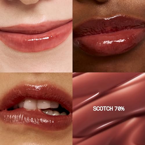 3D Voluming Gloss 70% (Rich) | Scotch 70% l High Shine, Non-Sticky Lip Gloss for Makeup | Long-Lasting, Moisturizing Gel F...