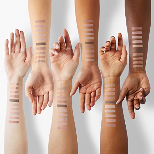 10 Colors Eyeshadow Palette,Light Beige Nude Pink Brown Naturing Eye Shadow Makeup,Blendable High Pigmented,Neutral Smoke...