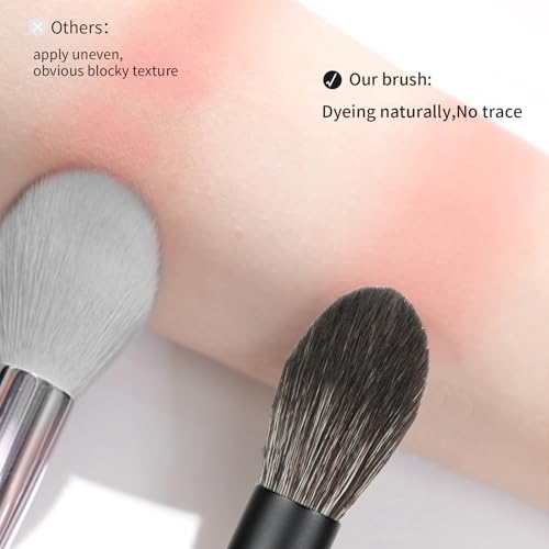MSQ Blush Powder Makeup Brush for Blush & Bronzer, Eco-Friendly Premium Makeup Brush, Synthetic Bristles, Ideal for Highli...