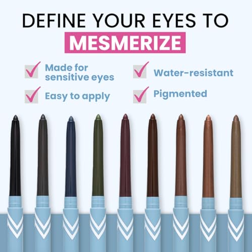 PRIME PROMETICS PrimeEyes Glide Eyeliner for Mature Women – Water-Resistant, Long-Stay and Mess-Proof – Gel Cream Texture,...