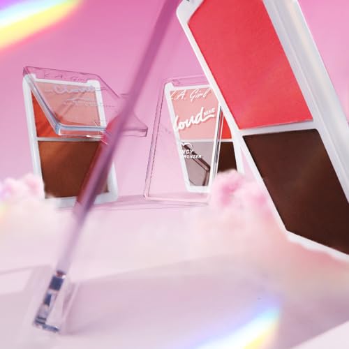 L.A. Girl On Cloud Nine Bouncy Blush Bronzer, Dreamy Pink GBL498