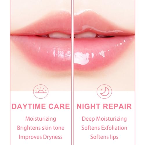 3 PCS Bee Lip Balm Lip Mask Honey Pot, Watermelon & Cherry & Coconut Lip Mask Propolis Moisturizing Lip, Hydrating Prevent...