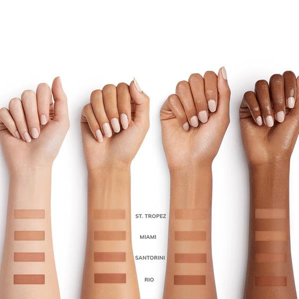 FARMASi Powder Bronzer Blush Skin Makeup, Highly Pigmented, Cushiony Formula with Nourishing Vegetable Squalene and Smoot...