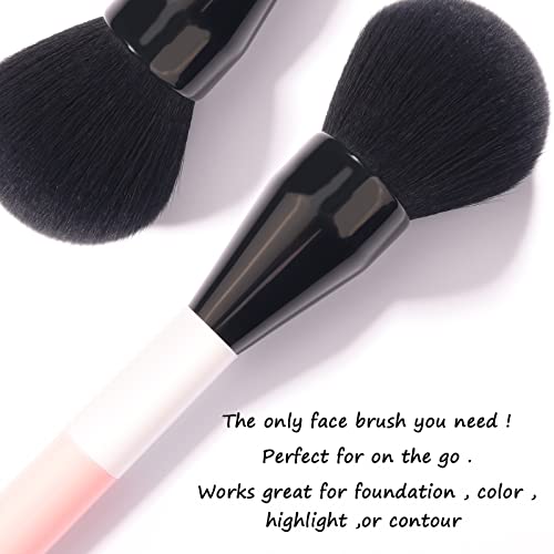 Makeup Brushes Daubigny 4IN1 Powder brush Premium Durable Kabuki Makeup Brush Eyeshadow Brush Concealer Brush Perfect For ...