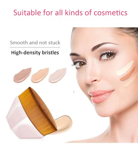 Makeup Brush, Professional Magic Makeup Brush Kabuki Flat Top Face Blush Liquid Powder Foundation Make Up Brush for Blendi...