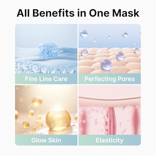 ROOTIO Vegan Collagen Deep Boosting Mask, Hydrating Overnight Face Mask, Pore Minimizing, Elasticity, Firming, Sleeping Hy...